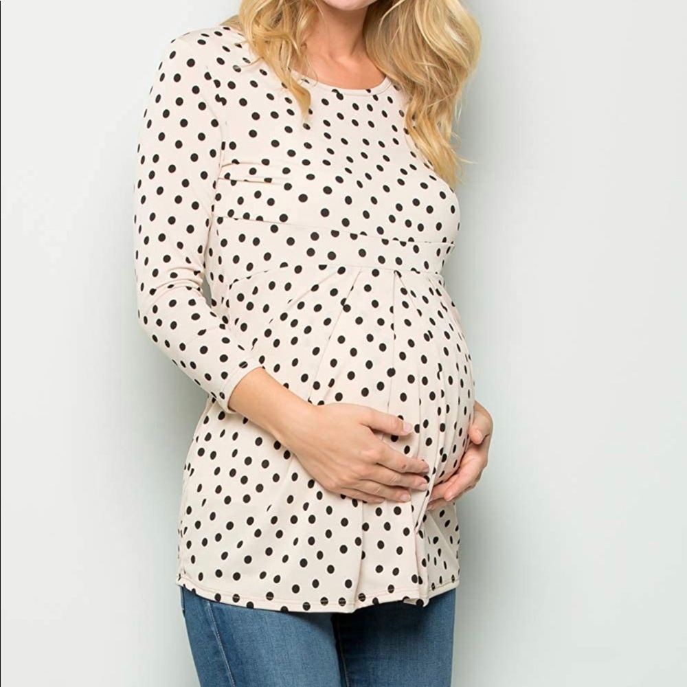 My Bump Polka dot Maternity Top